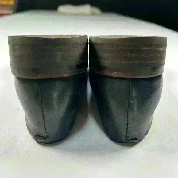 MADEWELL Black Leather Casual Low Block Heel Slip On Loafer Women Size 5.5 - 6 - Picture 8 of 8